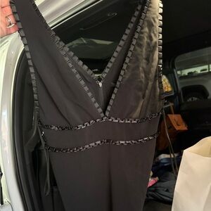 Badgley Mischka Black Maxi Dress